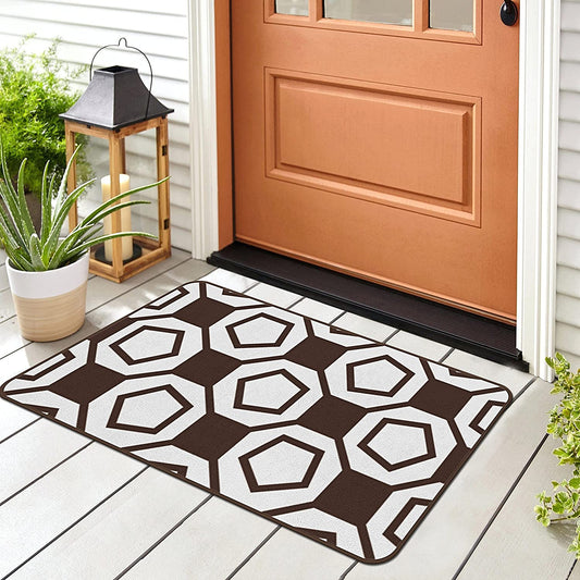 Modern Geometric Area Rug - Non Slip Indoor Rugs