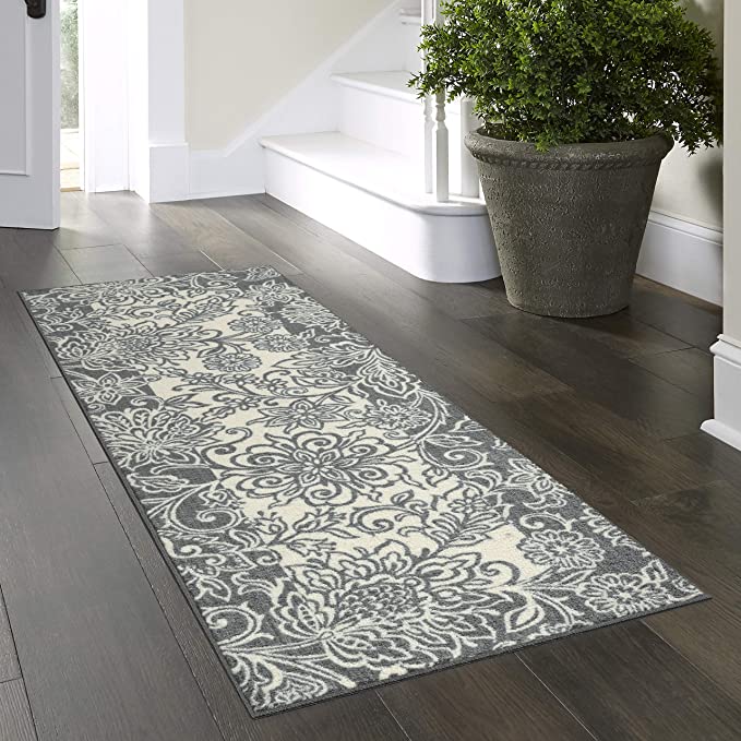 Maples Rugs Adeline Kitchen Rugs Non Skid Grey