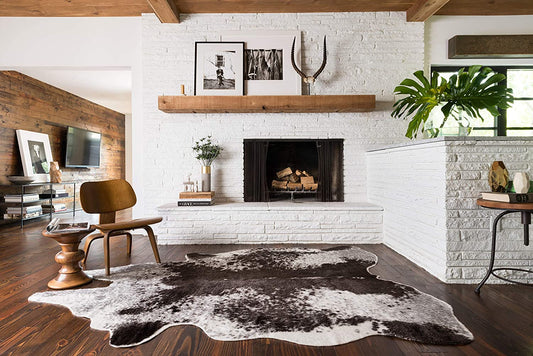 Grand Canyon Soft Area Rug IVORY/CHARCOAL
