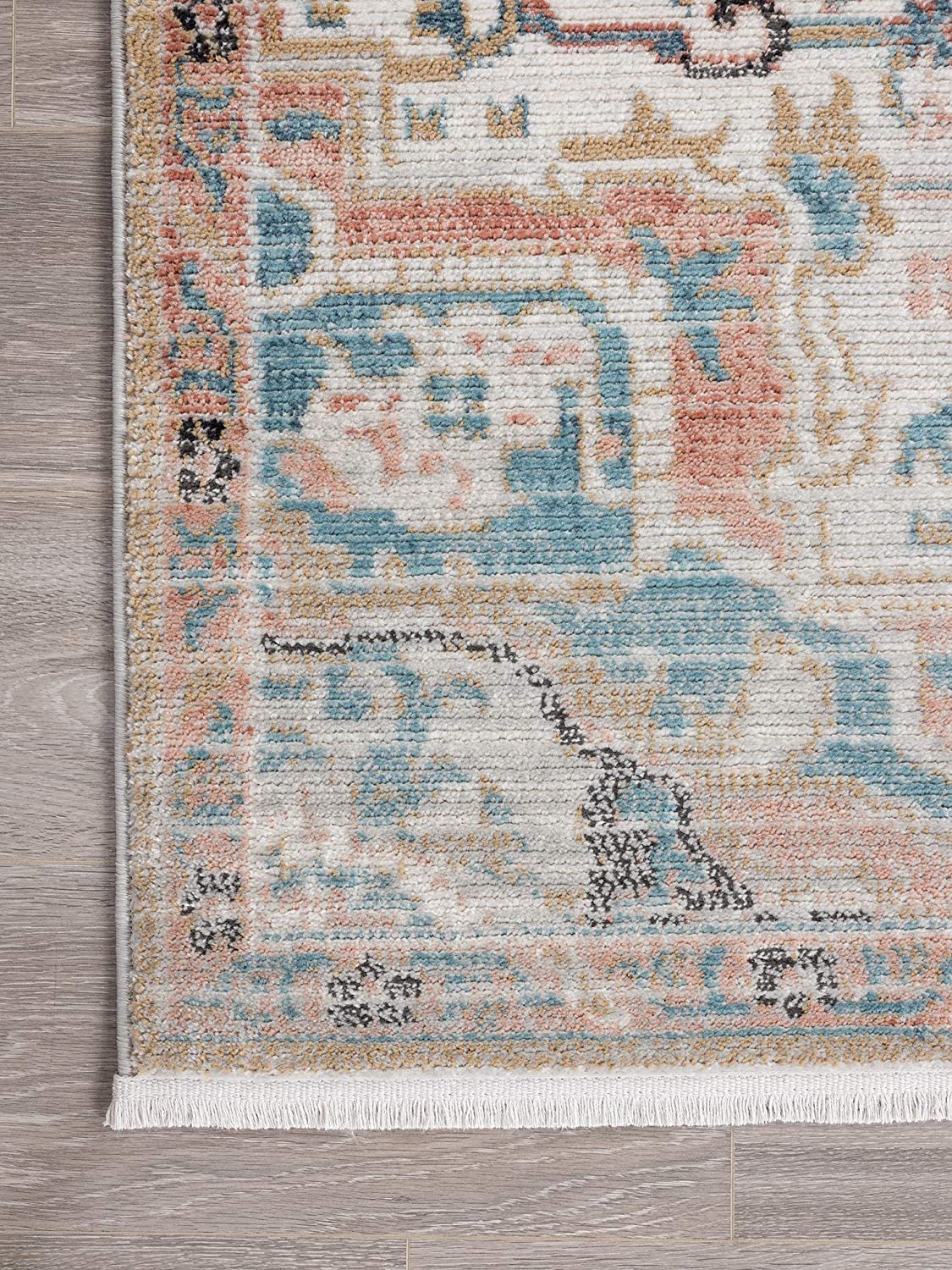 Azure Collection Faded Beige Persian Area Rug