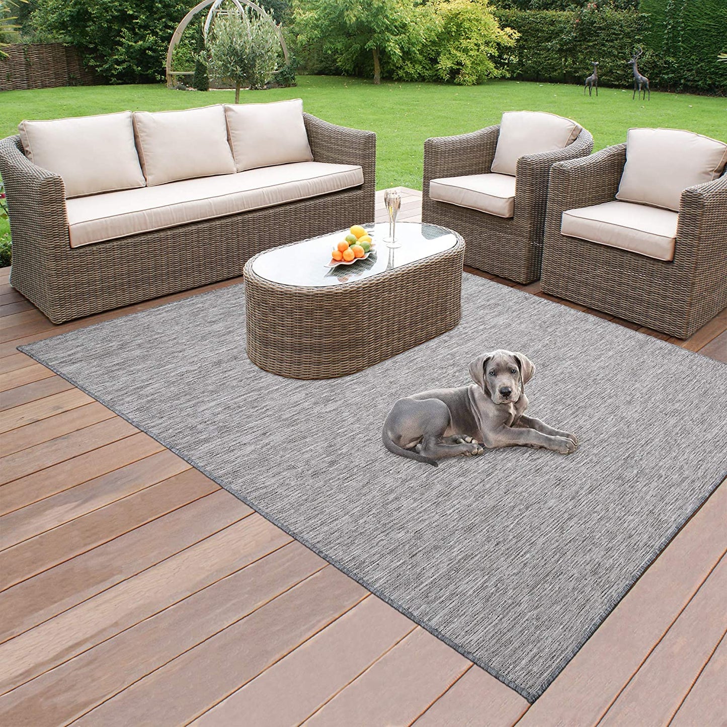 Sundance Collection Indoor & Outdoor Reversible, Gray