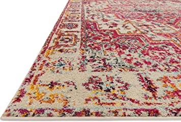 Loloi II Nadia NN-01 Ivory / Multi Transitional Area Rug 8'-0" x 11'-0"