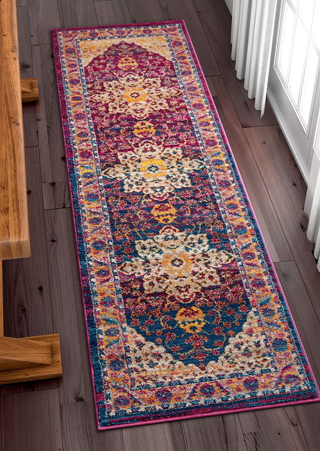 Vintage Medallion Lavender Area Rugs