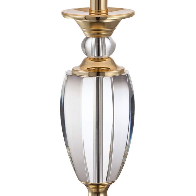 Vienna Full Spectrum Crystal Table Lamp with Navy Shade