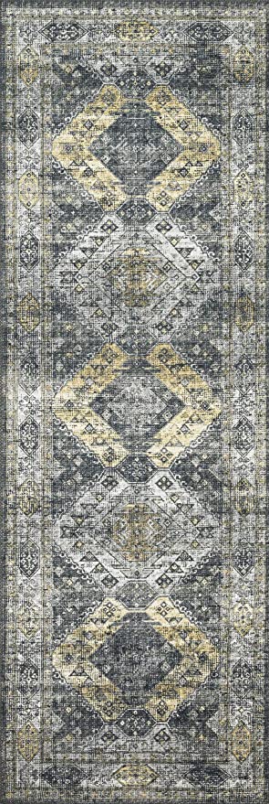 Loloi II Skye Collection SKY-01 Blush / Grey, Traditional 7'-6" x 9'-6" Area Rug