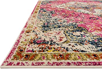 Loloi II Nadia NN-01 Ivory / Multi Transitional Area Rug 8'-0" x 11'-0"