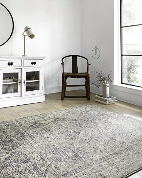 Loloi II Teagan Collection TEA-03 Ivory / Sand, Traditional 7'-11" x 10'-6" Area Rug