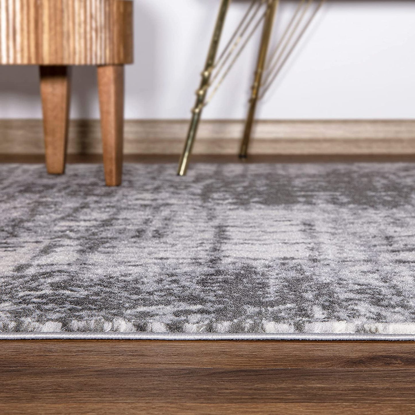 Rugshop Distressed Abstract Modern Area Rug