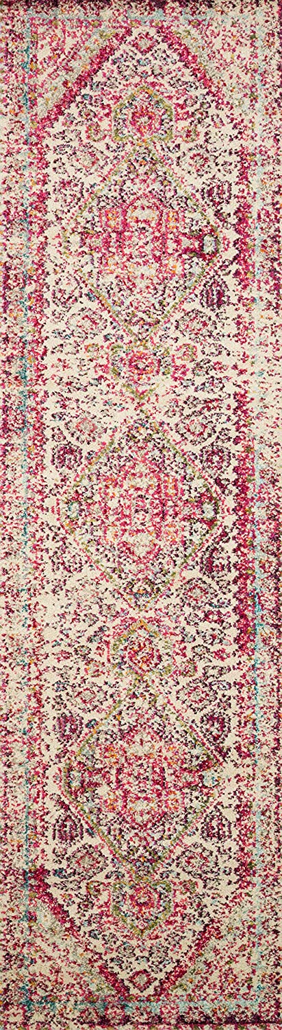 Loloi II Nadia NN-01 Ivory / Multi Transitional Area Rug 8'-0" x 11'-0"