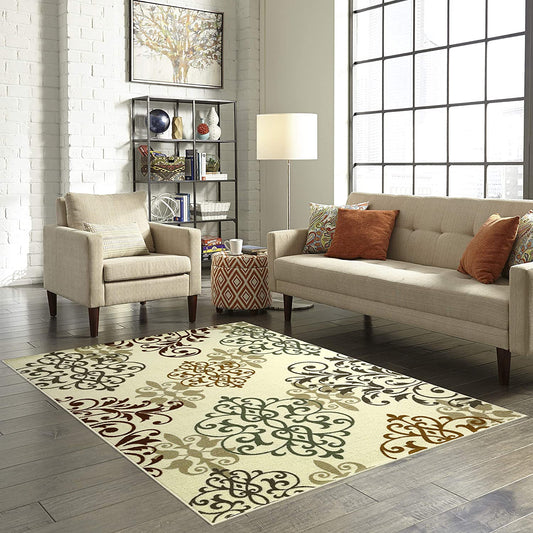 Maples Rugs Area Rug - Eleanor  Non Slip Multi