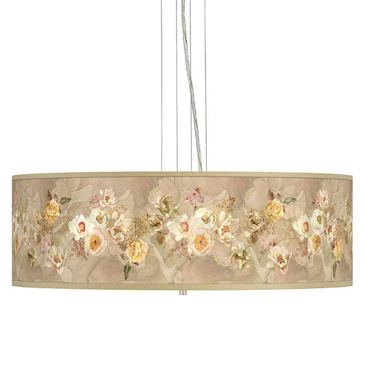 Giclee 24" Wide 4-Light Pendant Chandelier