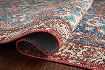 Loloi II Layla Collection LAY-02 Spice / Marine, Traditional 3'-6" x 5'-6" Accent Rug