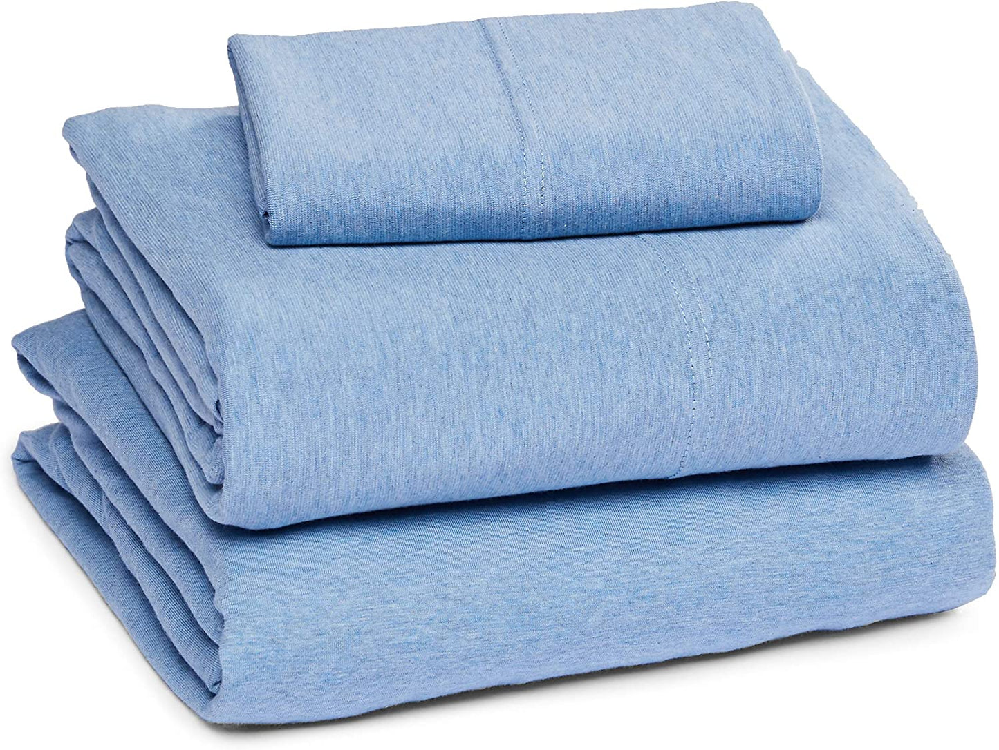 Cotton Jersey Bed Sheet Set - Twin, Black