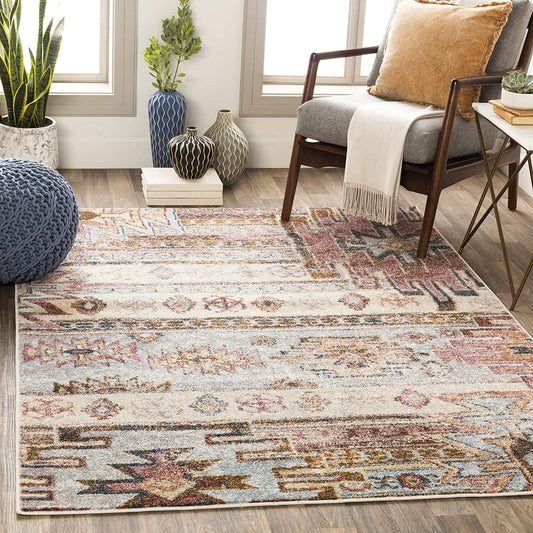Ashens Beige Soft Area Rug