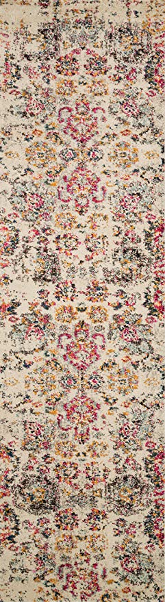 Loloi II Nadia NN-01 Ivory / Multi Transitional Area Rug 8'-0" x 11'-0"