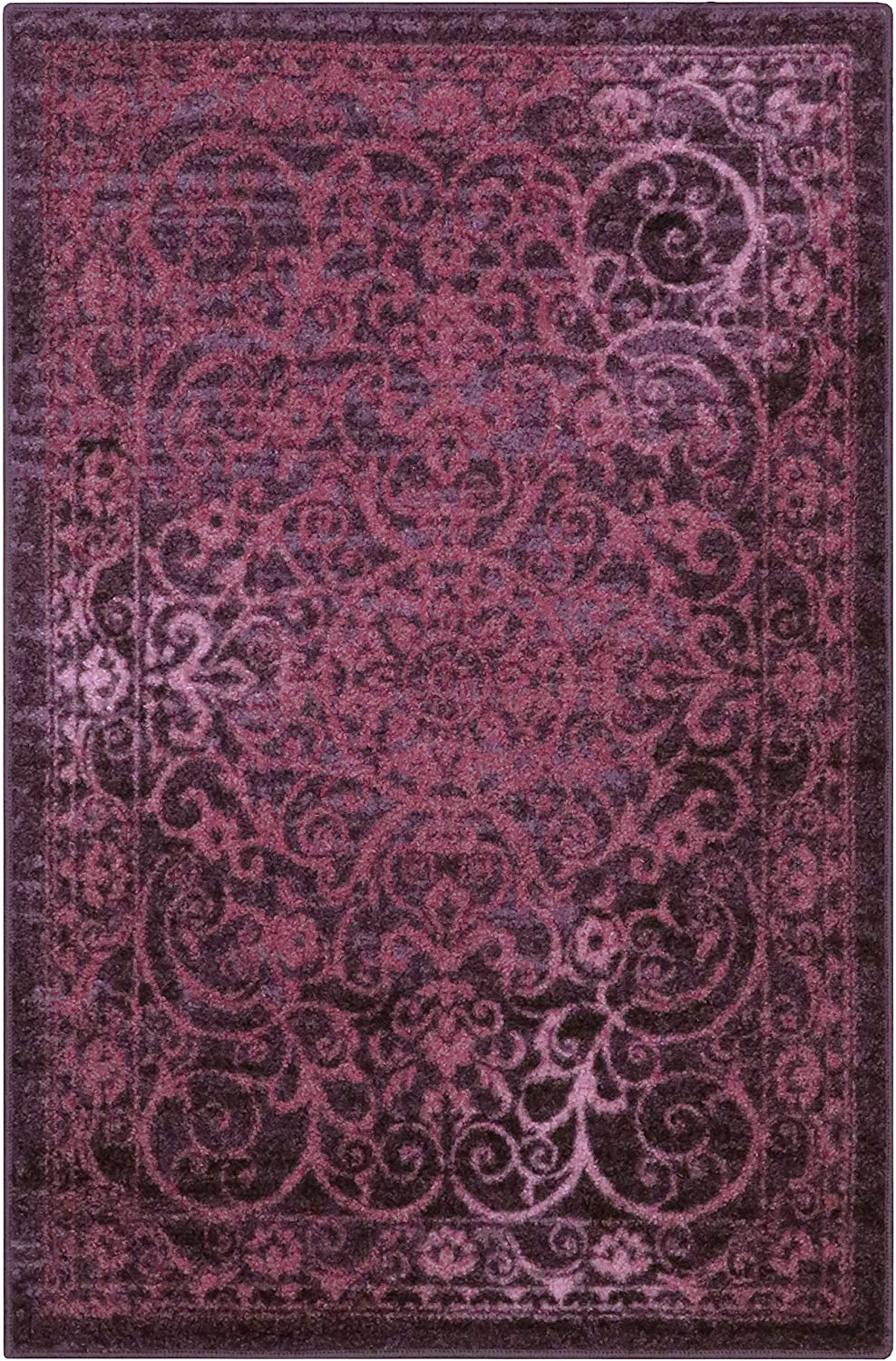 Maples Rugs Pelham Vintage Kitchen Rugs Non Skid Wineberry