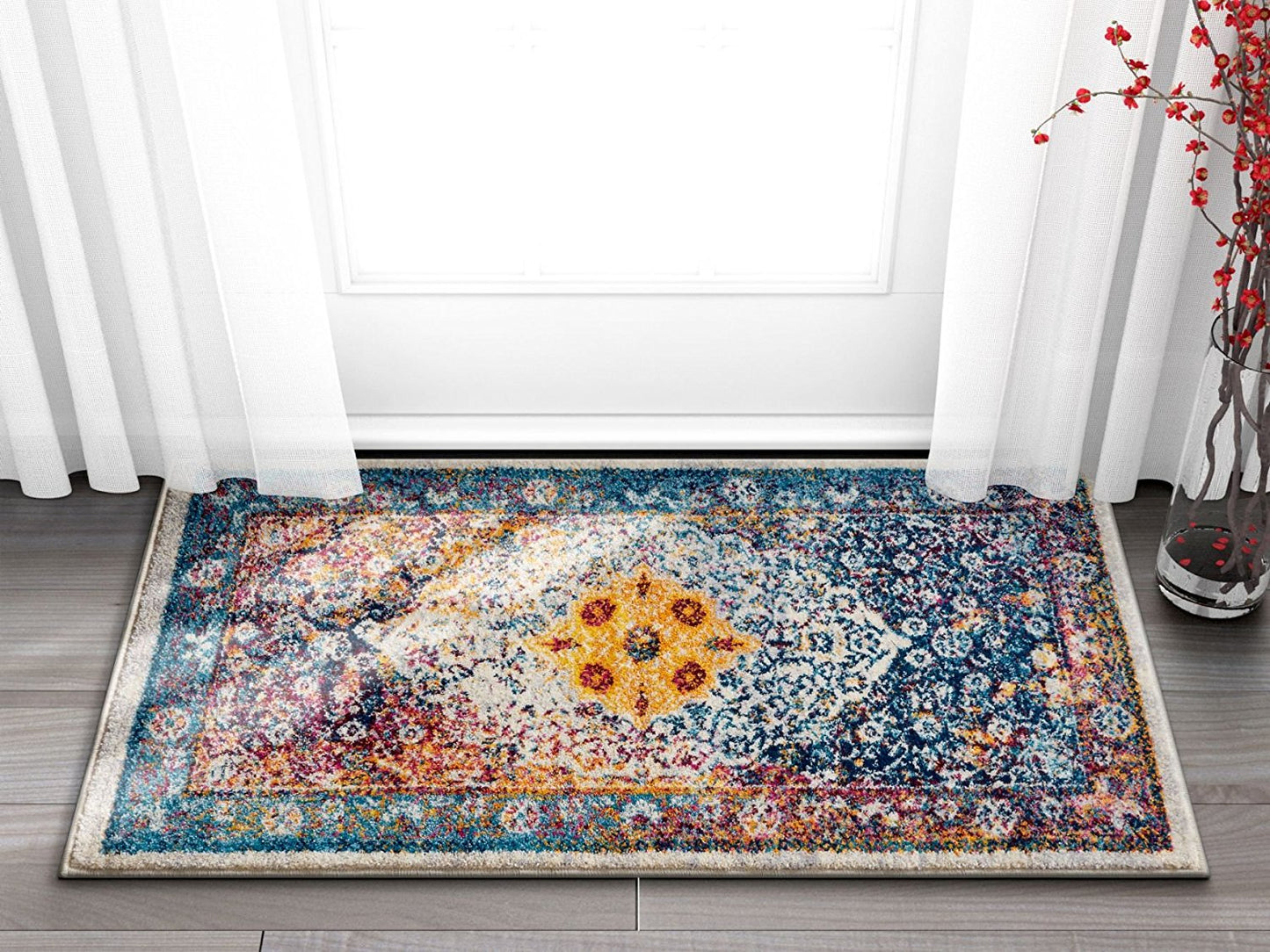 Multi-color Vintage Medallion Area Rugs