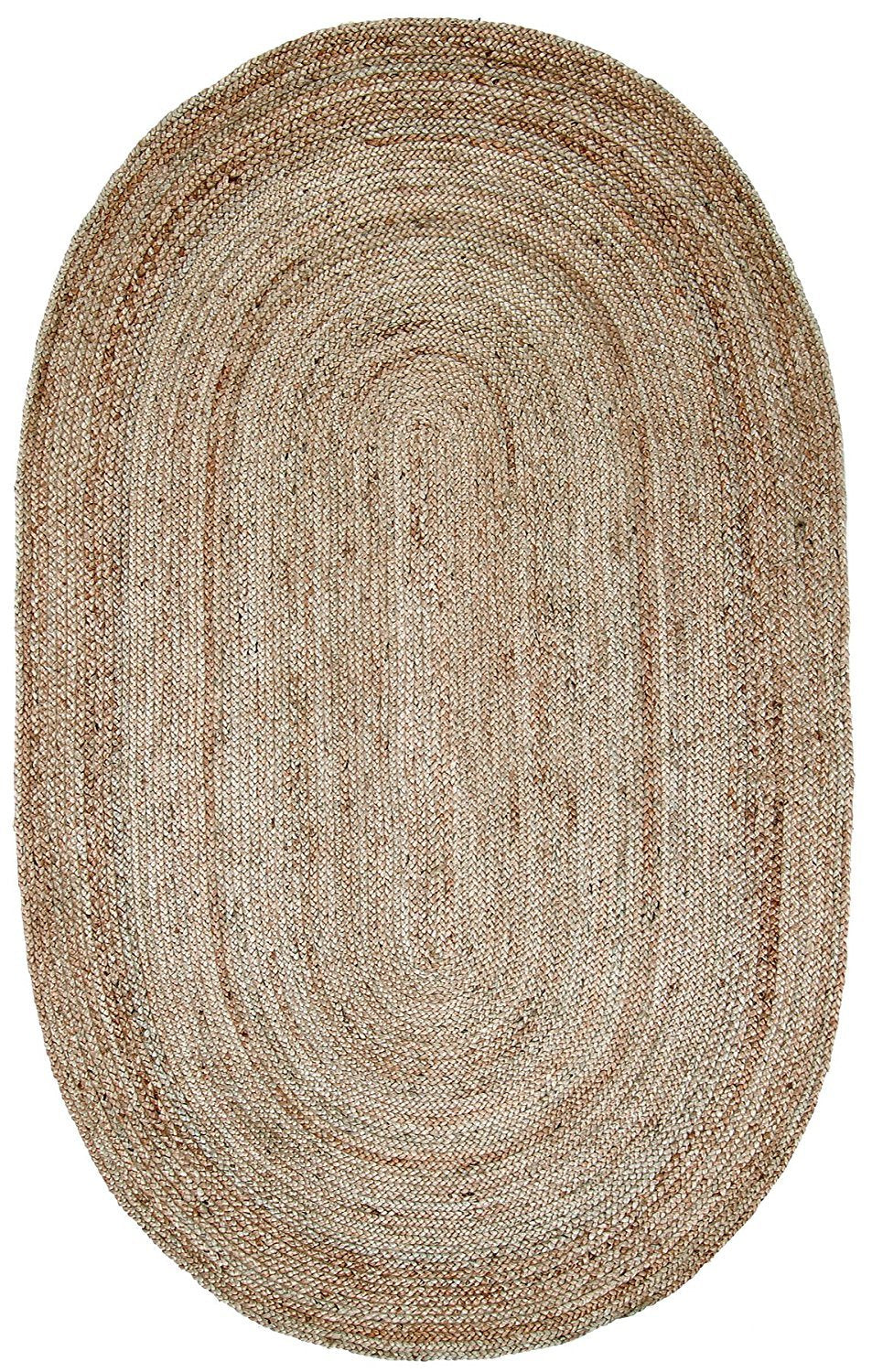 Handmade Braided Natural Jute Area Rugs