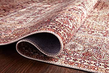 Loloi II Layla Collection LAY-02 Spice / Marine, Traditional 3'-6" x 5'-6" Accent Rug