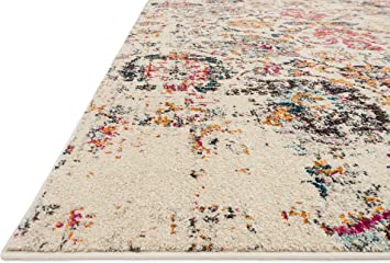 Loloi II Nadia NN-01 Ivory / Multi Transitional Area Rug 8'-0" x 11'-0"