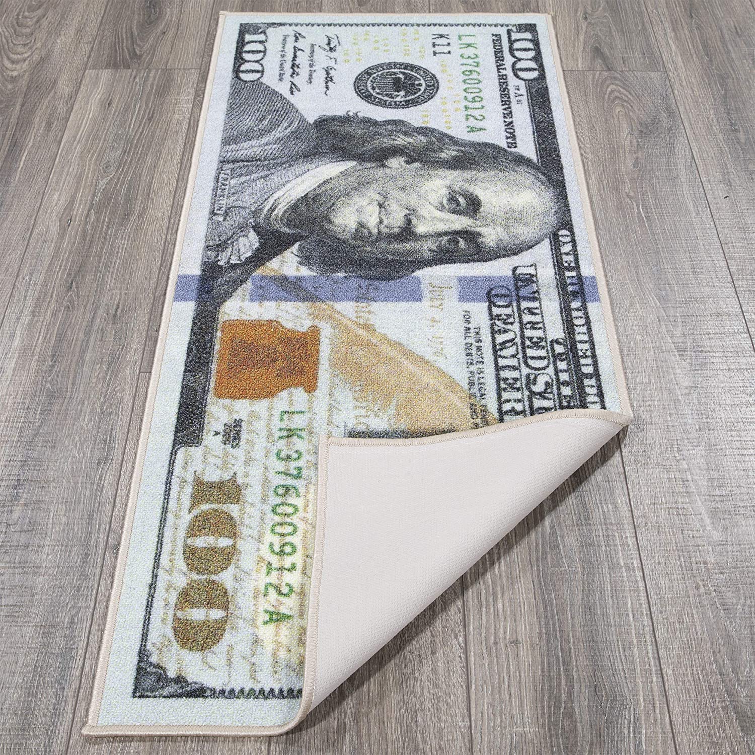 Hundred Dollar Bill Runner Rug, 22