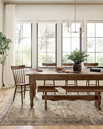 Loloi II Layla Collection LAY-02 Spice / Marine, Traditional 3'-6" x 5'-6" Accent Rug