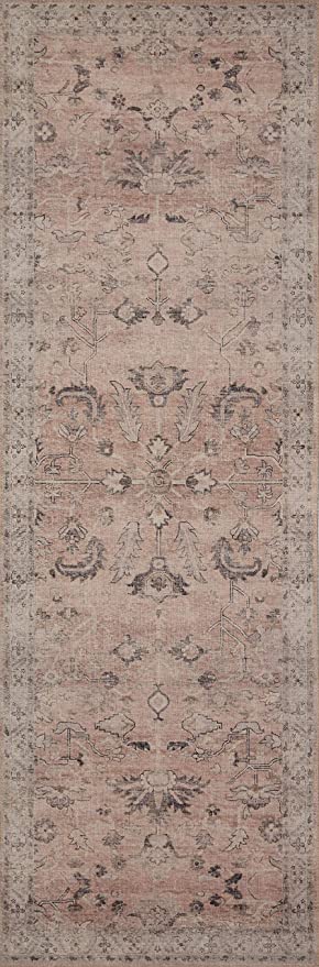 Loloi II Hathaway Collection HTH-05 Steel / Ivory, Traditional 7'-6" x 9'-6" Area Rug