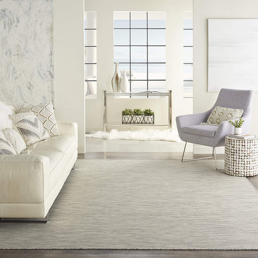 Positano Flat-Weave Indoor/Outdoor Light Grey  Area Rug