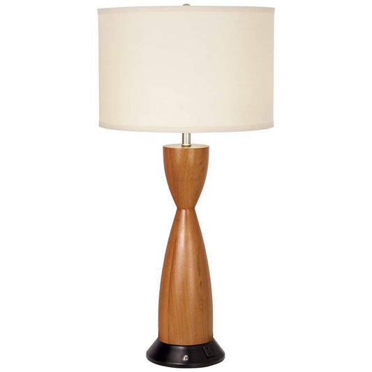 Dagny Garden Blossom Cherry Wood Table Lamp