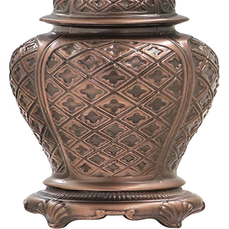 Tania 13"H Antique Old Bronze Mini Accent Table Lamp