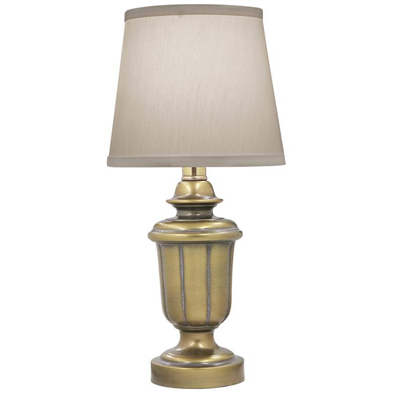 Andrena 16"H Artisan Brass Mini Accent Table Lamp