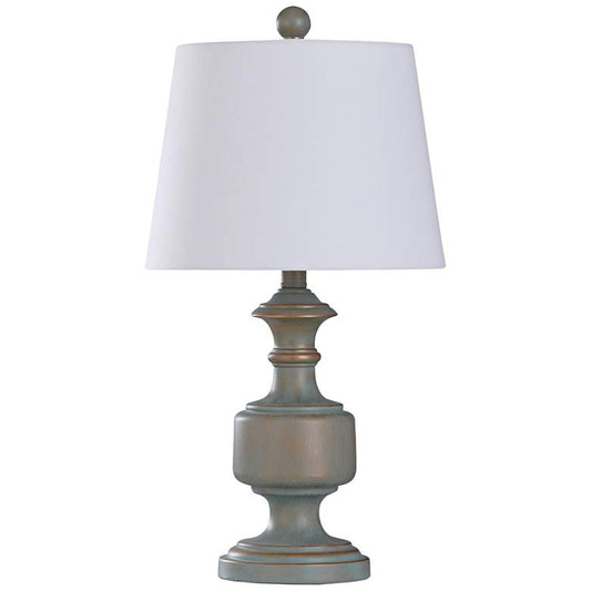 Malta Painted Patina Copper Accent Table Lamp