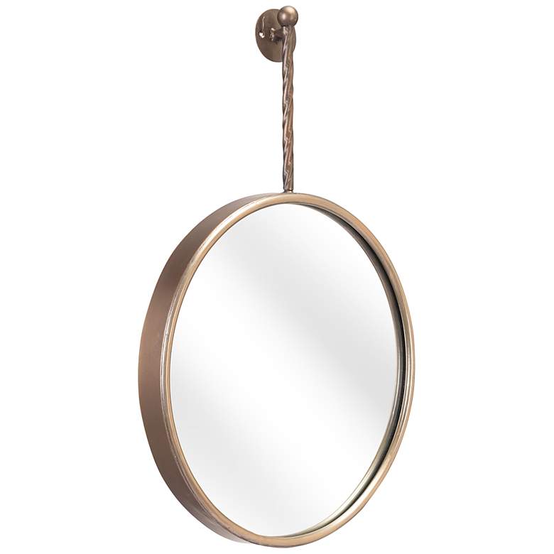 Zuo Moss Gold 16" x 24" Decorative Wall Mirror