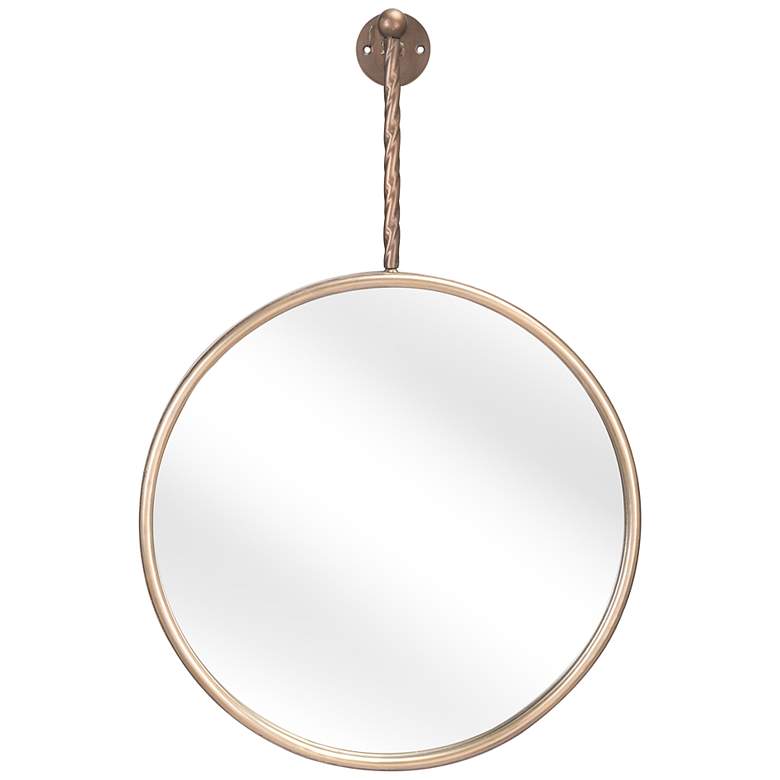 Zuo Moss Gold 16" x 24" Decorative Wall Mirror