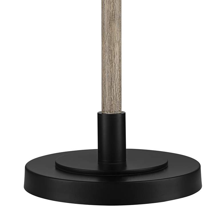 Granada Rustic Black and Faux Wood Dimmable 3-Light Tree Floor Lamp