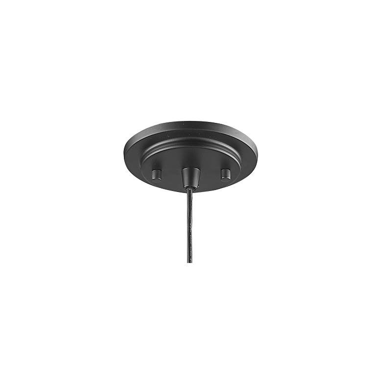 Quintus 9 1/4" Wide Matte Black Mini Pendant Light