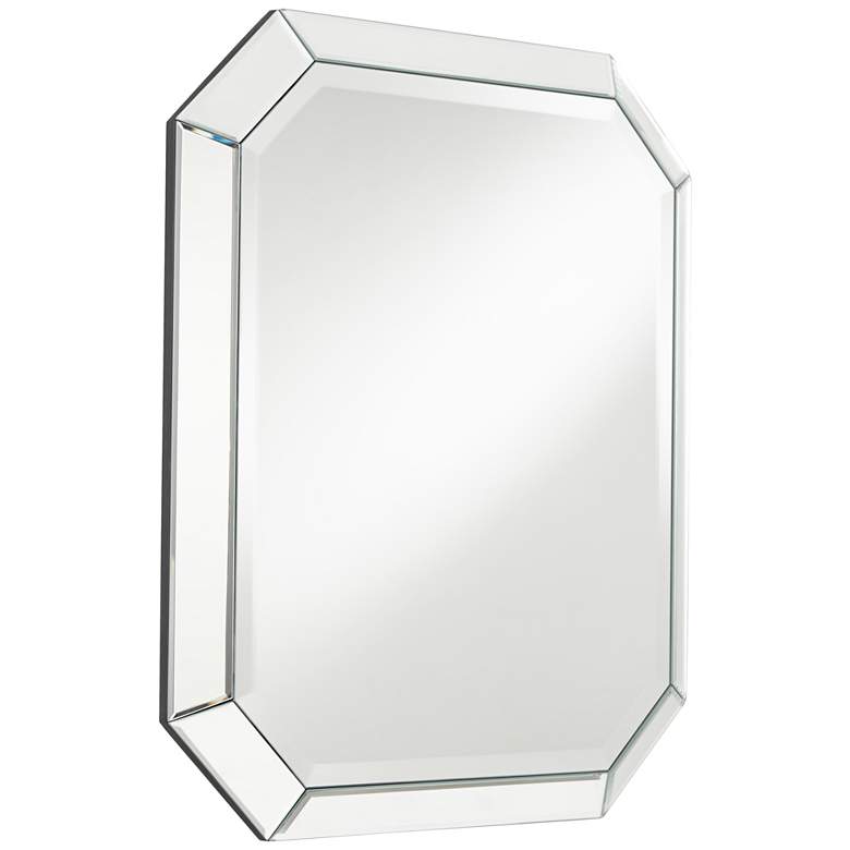 Possini Euro Eliana Angled Edge 20" x 24" Frameless Wall Mirror