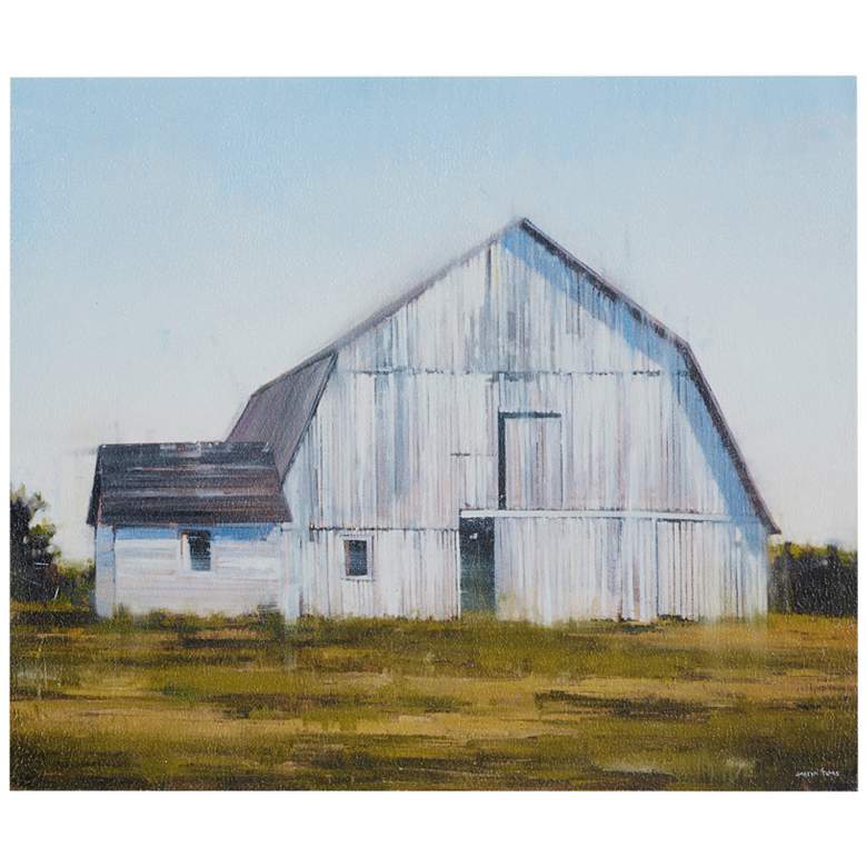 Old White Barn 24" Wide Canvas Wall Art
