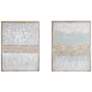 Radiant Flatland 28" High 2-Piece Canvas Wall Art Set