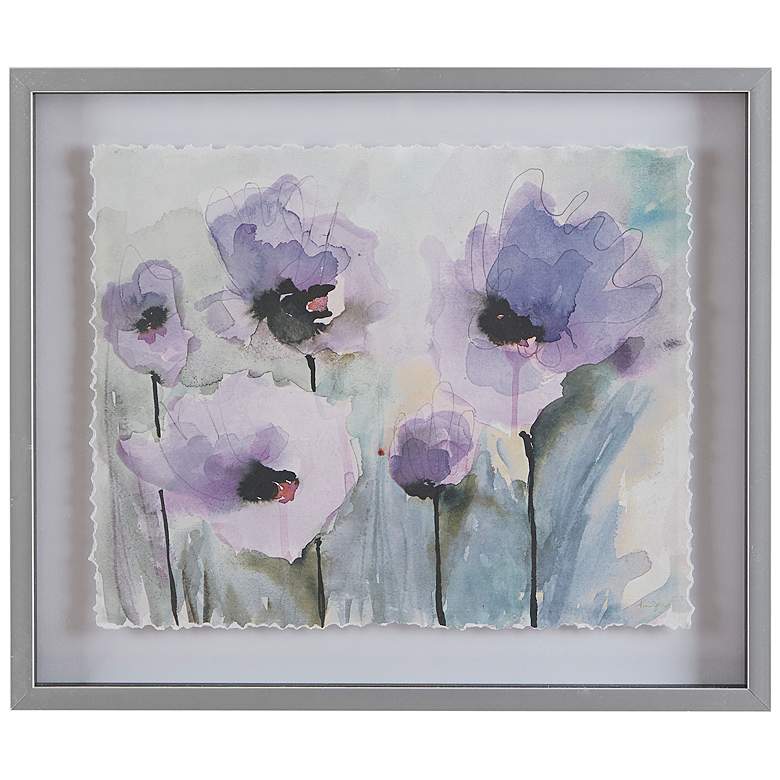 Lilac Blooming Spring 25" Wide Framed Wall Art