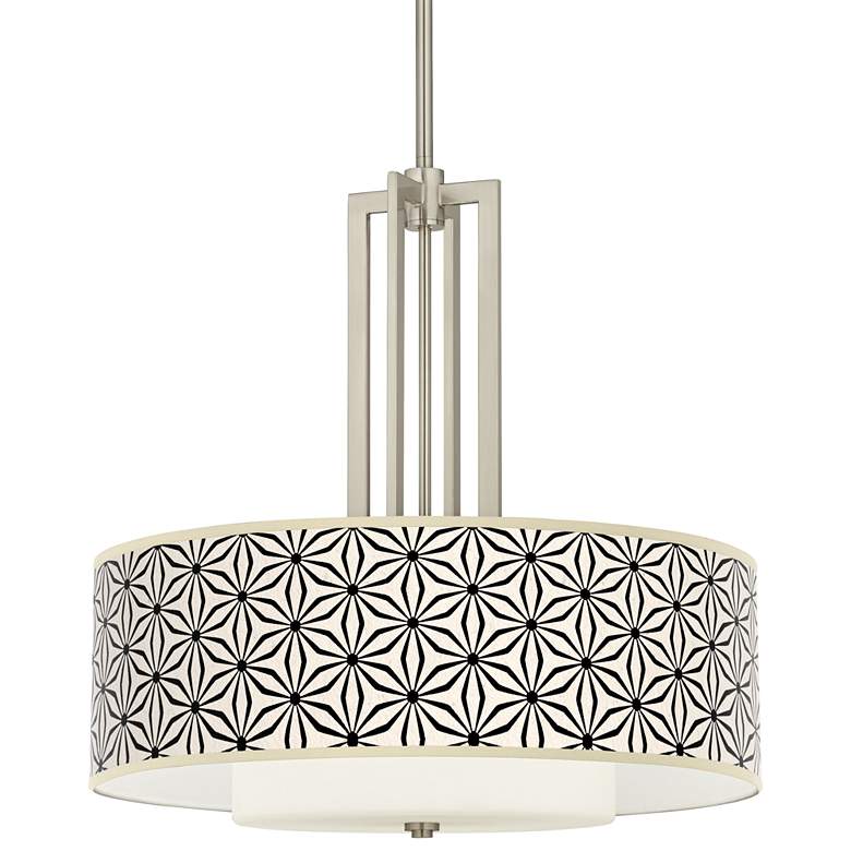 Carey 24" Brushed Nickel 4-Light Chandelier