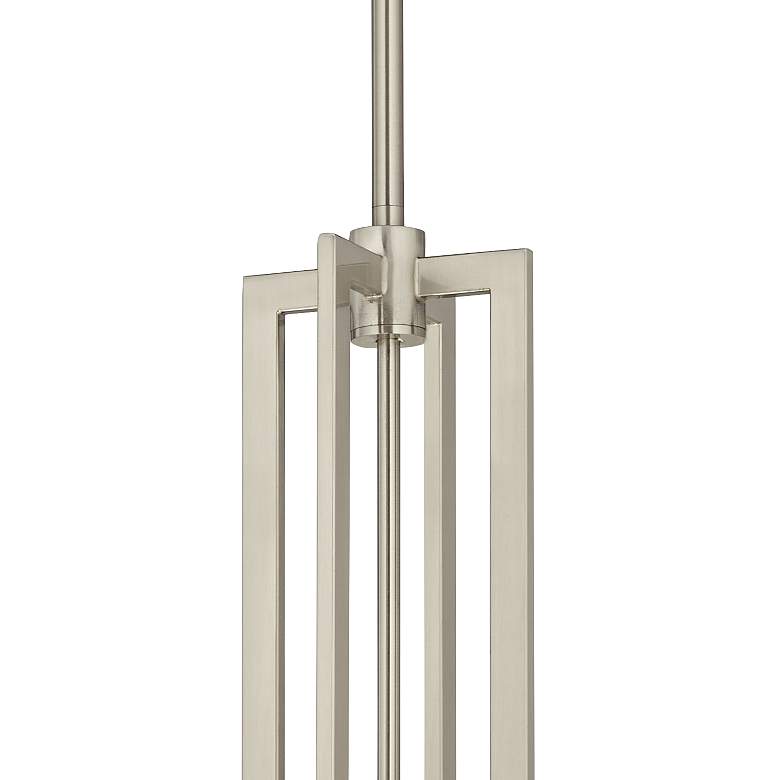 Desert Diamonds Carey 24" Brushed Nickel 4-Light Chandelier