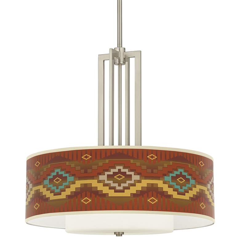 Carey 24" Brushed Nickel 4-Light Chandelier