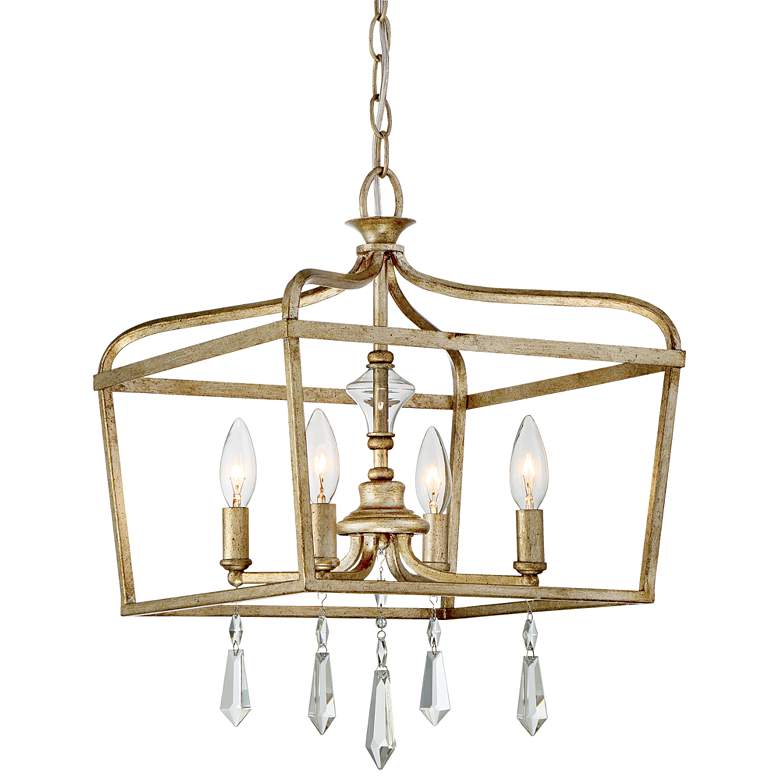 Laurel Estate 14 1/4" Wide Brio Gold 4-Light Pendant