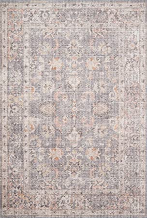 Loloi II Skye Collection SKY-03 Turquoise / Terracotta, Traditional 2'-0" x 5'-0" Accent Rug