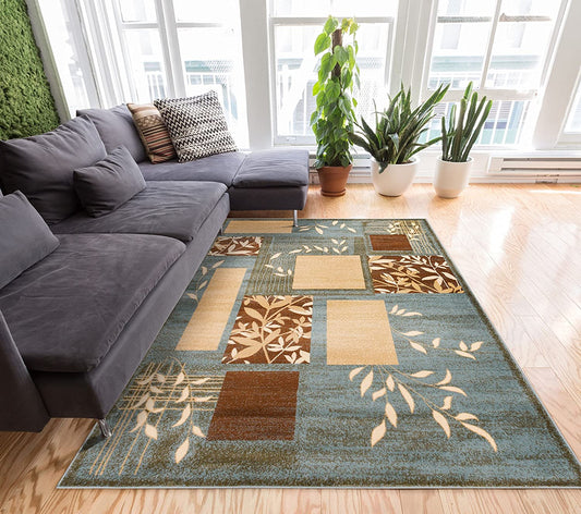 Barclay Hannover Light Blue Modern Area Rug