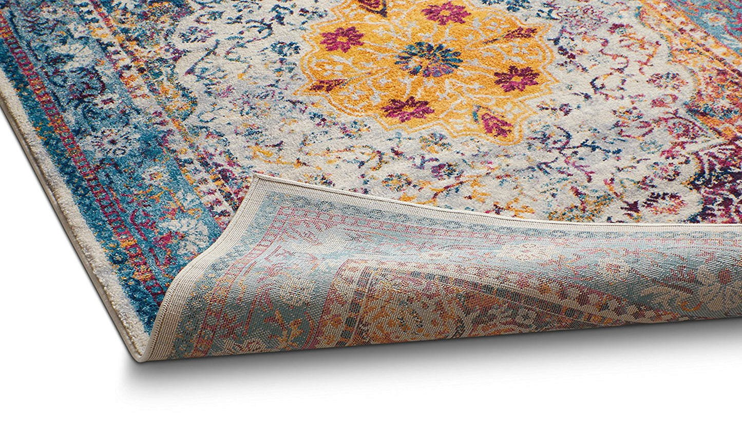 Multi-color Vintage Medallion Area Rugs