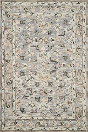 Loloi II Beatty BEA-01 Grey Traditional Area Rug 7'-9" x 9'-9"