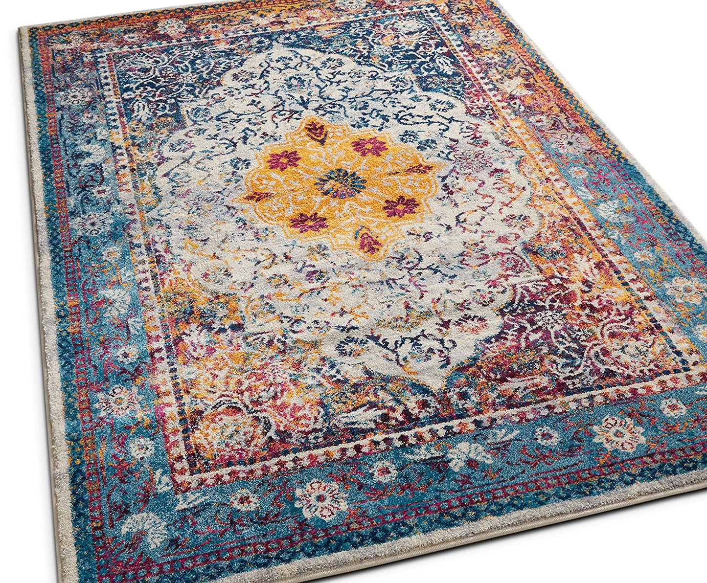 Multi-color Vintage Medallion Area Rugs