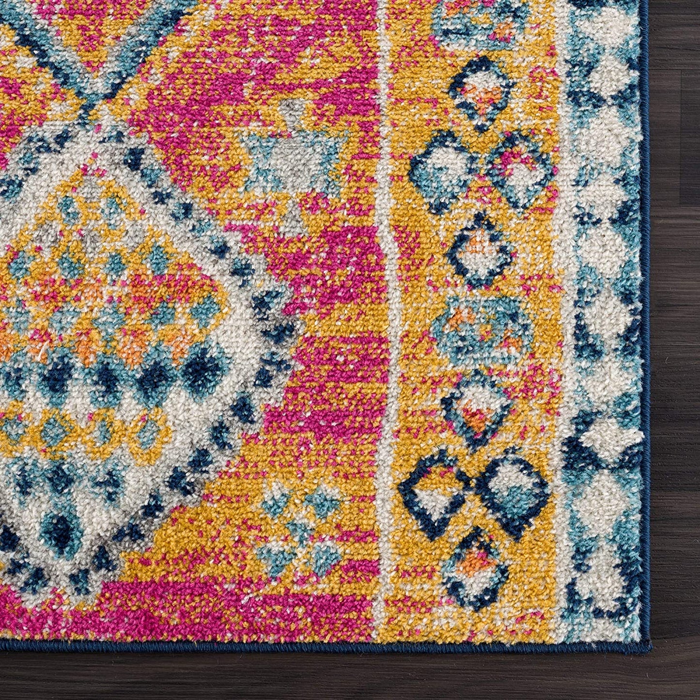 Tribal Geometric Boho Entryways and Hallways Soft Area Rug